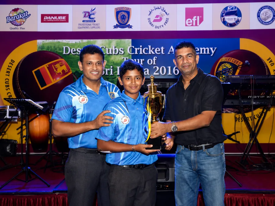 Macneil Noronha Desert Cubs cricket achievement