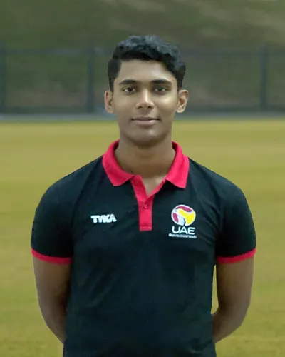 Ashwanth Valthapa — UAE U19 Cricket, Desert Cubs