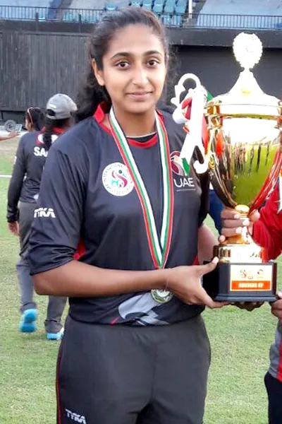 Esha Oza — Desert Cubs Women's Cricket UAE
