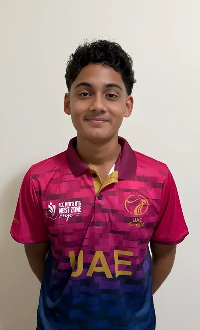 Nameer Palekar — Man of the Match UAE U16, Desert Cubs