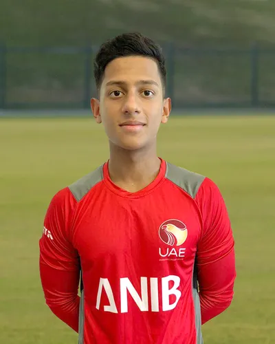 Niel Lobo — UAE U19 Cricket Captain, Desert Cubs